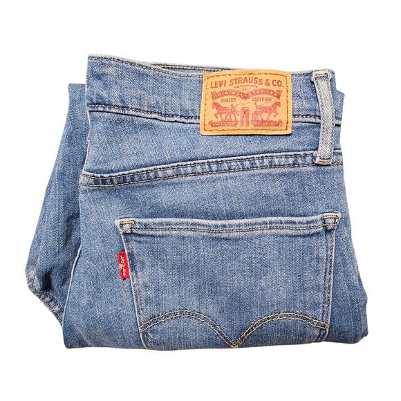 Levi's 724 High Rise Straight Crop Jeans - Picture 1 of 4